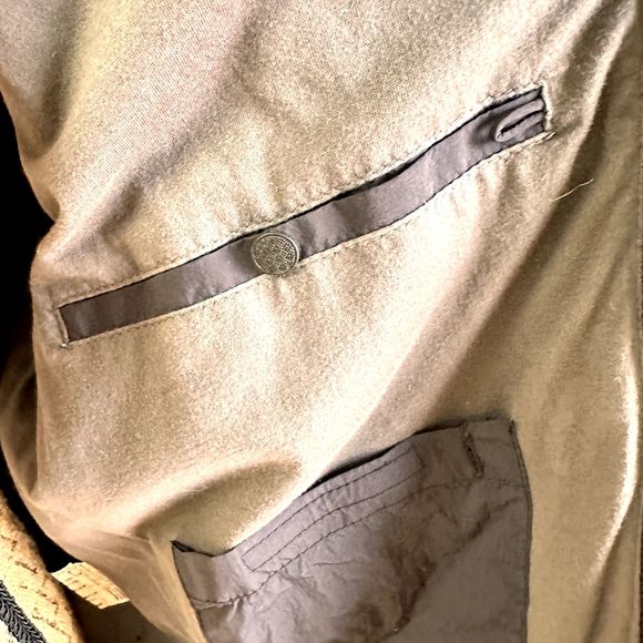 Cole Haan Men's Hooded Jacket SZ M Black Lined Windbreaker Soft Hooded Full Zip - Picture 14 of 16